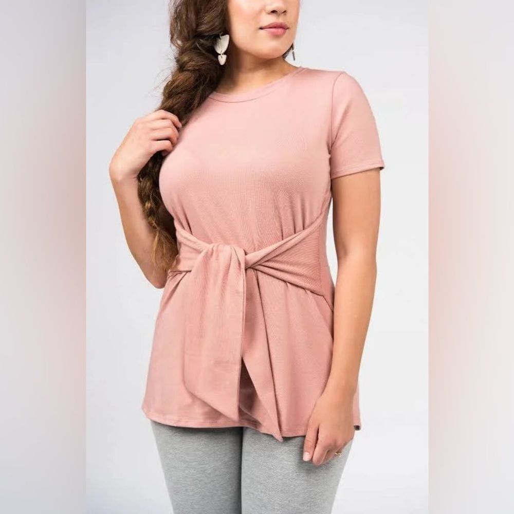 NWT Pink Sash Top